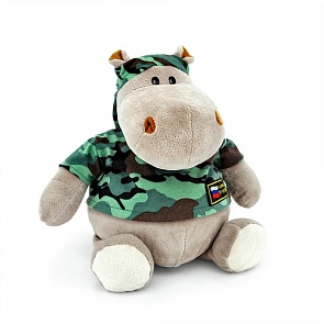 Мягкая игрушка - Бегемот Военный, 30 см. (Orange, MA2640/30E)